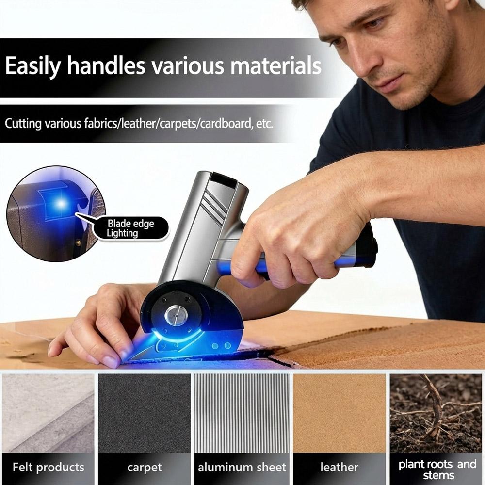 Professional Cordless Electric Rotary Cutter – Fast & Effortless Cutting for Any Material