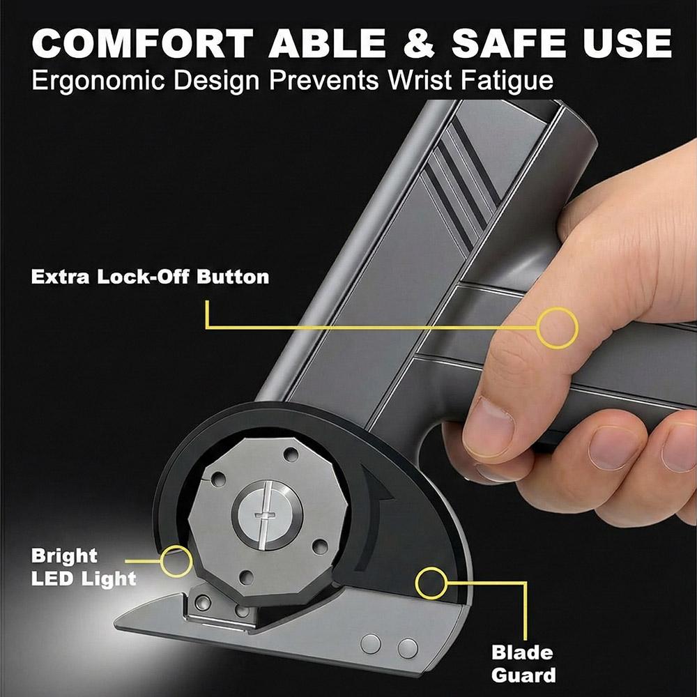 Professional Cordless Electric Rotary Cutter – Fast & Effortless Cutting for Any Material