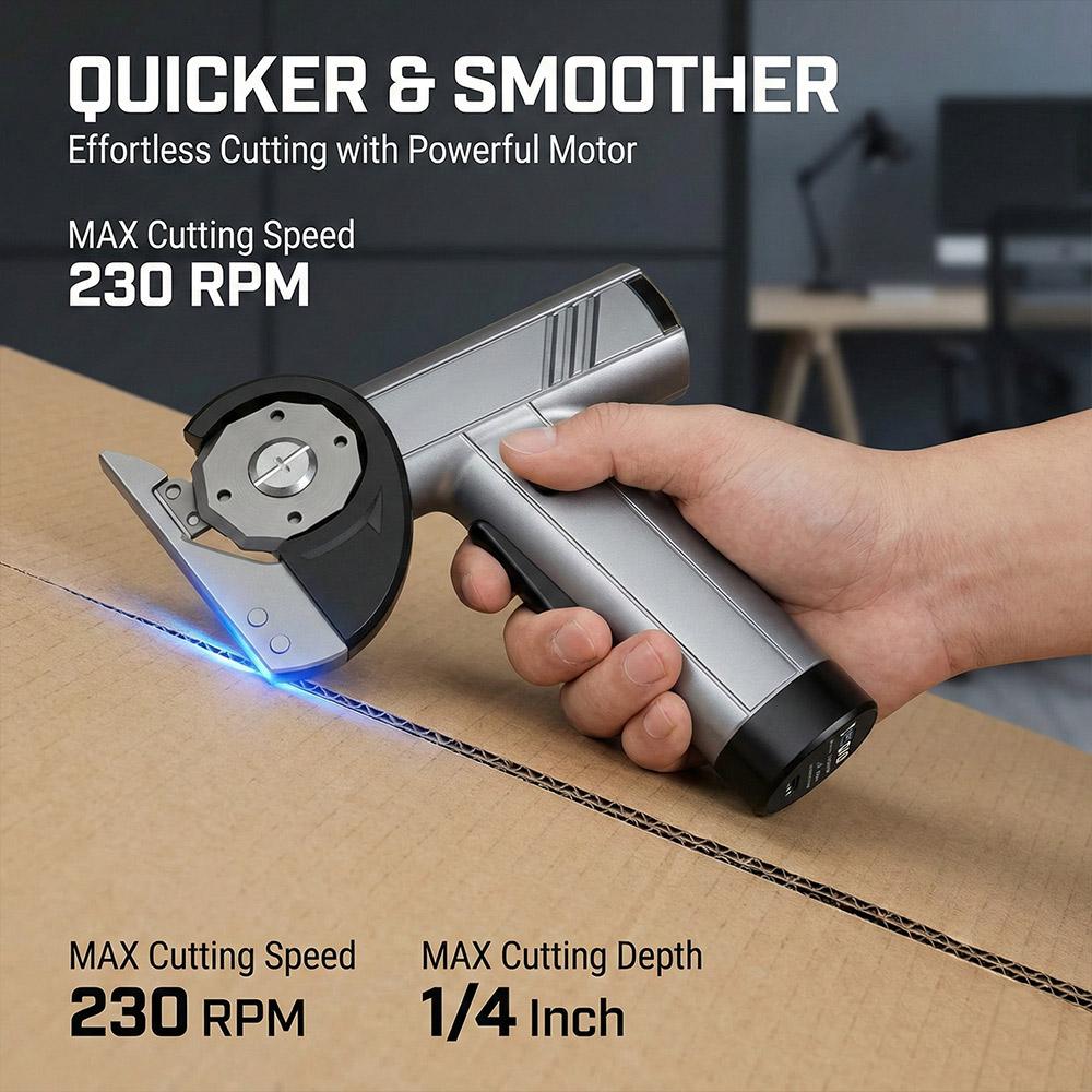 Professional Cordless Electric Rotary Cutter – Fast & Effortless Cutting for Any Material